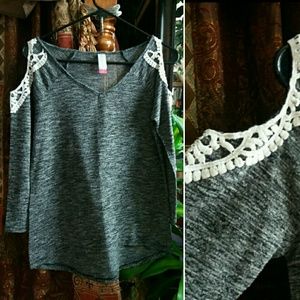 No Boundaries Shoulderless Blouse